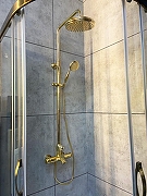 Душевая система AltroBagno Beatrice 030408 Or с термостатом цвет Золото-4