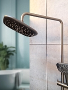 Душевая система AltroBagno Lamberto 030426 GM с термостатом цвет Оружейная сталь-4