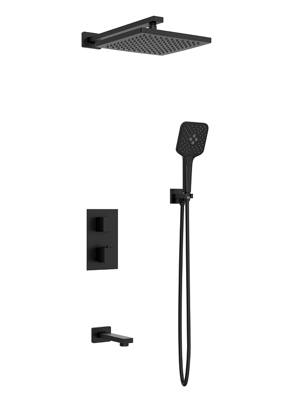 Душевая система AltroBagno Lamberto 040412 MB с термостатом 
