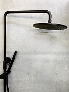 Душевая система AltroBagno Metropoli 030422 NeOp с термостатом цвет Черный матовый-4