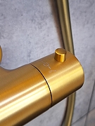 Душевая система AltroBagno Metropoli 030425 OrSp с термостатом цвет Золото матовое-6