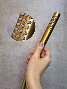 Душевая система AltroBagno Metropoli 030425 OrSp с термостатом цвет Золото матовое-7