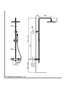 Душевая система AltroBagno Metropoli 030425 OrSp с термостатом цвет Золото матовое-8