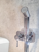Гигиенический душ со смесителем AltroBagno Metropoli 060109 Cr цвет Хром-1
