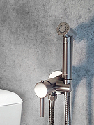 Гигиенический душ со смесителем AltroBagno Modern 060126 Ni цвет Никель-1