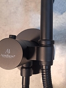 Гигиенический душ со смесителем AltroBagno Oggetto 060402 MB с термостатом цвет Черный матовый-6