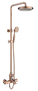 Душевая система AltroBagno Beatrice 030423 ROr с термостатом цвет Розовое золото