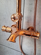 Душевая система AltroBagno Beatrice 030423 ROr с термостатом цвет Розовое золото-2