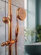 Душевая система AltroBagno Beatrice 030423 ROr с термостатом цвет Розовое золото-3