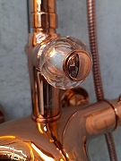 Душевая система AltroBagno Beatrice 030423 ROr с термостатом цвет Розовое золото-6