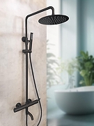 Душевая система AltroBagno Unione 030209 MB цвет Черный матовый-1