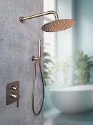 Душевая система AltroBagno Unione 040108 GM цвет Оружейная сталь-1