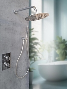 Душевая система AltroBagno Unione 040407 Cr с термостатом цвет Хром-1
