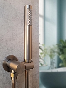 Душевая система AltroBagno Unione 040409 GM с термостатом цвет Оружейная сталь-3