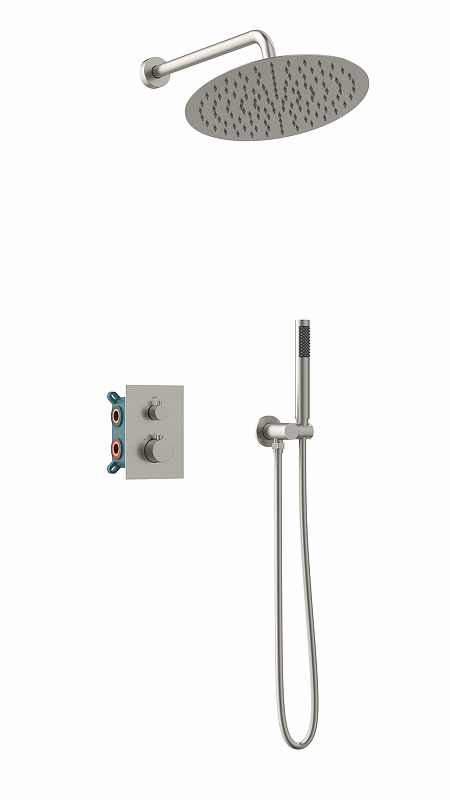 Душевая система AltroBagno Unione 040419 Ni с термостатом 