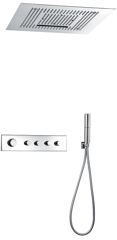 Душевая система AltroBagno Universale 040403 Cr с термостатом 
