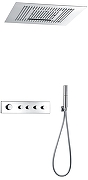 Душевая система AltroBagno Universale 040403 Cr с термостатом цвет Хром