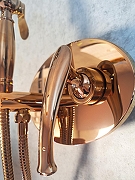 Гигиенический душ со смесителем AltroBagno Beatrice 060114 ROr цвет Розовое золото-2