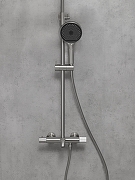Душевая система AltroBagno Bilancia 030427 Ni с термостатом цвет Никель-9