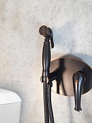 Гигиенический душ со смесителем AltroBagno Beatrice 060112 BrNe цвет Черная бронза-1