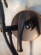 Гигиенический душ со смесителем AltroBagno Beatrice 060112 BrNe цвет Черная бронза-2