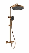 Душевая система AltroBagno Bilancia 030431 BC с термостатом цвет Медь матовая