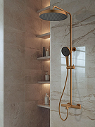 Душевая система AltroBagno Bilancia 030431 BC с термостатом цвет Медь матовая-7