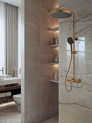 Душевая система AltroBagno Bilancia 030431 BC с термостатом цвет Медь матовая-8