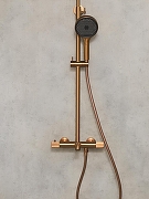 Душевая система AltroBagno Bilancia 030431 BC с термостатом цвет Медь матовая-10