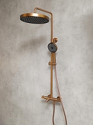 Душевая система AltroBagno Bilancia 030431 BC с термостатом цвет Медь матовая-12