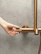 Душевая система AltroBagno Bilancia 030431 BC с термостатом цвет Медь матовая-14