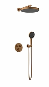 Душевая система AltroBagno Bilancia 040417 BC с термостатом цвет Медь матовая