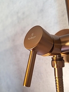 Гигиенический душ со смесителем AltroBagno Modern 060123 BC цвет Медь матовая-2