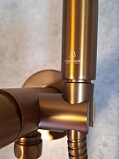 Гигиенический душ со смесителем AltroBagno Modern 060123 BC цвет Медь матовая-6