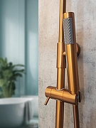 Душевая система AltroBagno Unione 030211 BC цвет Медь матовая-5