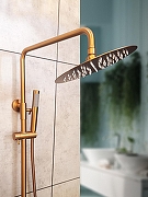 Душевая система AltroBagno Unione 030211 BC цвет Медь матовая-6