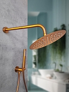 Душевая система AltroBagno Unione 040109 BC цвет Медь матовая-3
