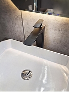 Смеситель для раковины AltroBagno Aperto 010208 NeOp цвет Черный матовый-4