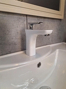 Смеситель для раковины AltroBagno Aperto 0109 Bi Cr цвет Белый Хром-5