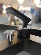 Смеситель для ванны AltroBagno Aperto 0211 NeOp цвет Черный матовый-4