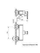 Смеситель для душа AltroBagno Aperto 030601 Cr цвет Хром-7