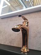 Смеситель для раковины AltroBagno Beatrice 0115 R Or цвет Розовое золото-3