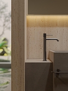 Смеситель для раковины AltroBagno Bilancia 010226 GM цвет Оружейная сталь-3