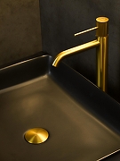 Смеситель для раковины AltroBagno Bilancia 010227 BG цвет Золото матовое-5