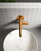 Смеситель для раковины AltroBagno Bilancia 010805 BC цвет Медь матовая-1