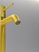 Смеситель для раковины AltroBagno Bilancia 0142 BG цвет Золото матовое-2