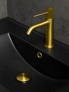 Смеситель для раковины AltroBagno Bilancia 0142 BG цвет Золото матовое-4