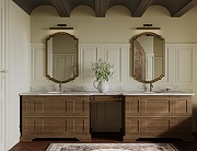 Смеситель для раковины AltroBagno Bilancia 0142 BG цвет Золото матовое-5