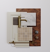 Смеситель для раковины AltroBagno Bilancia 0142 BG цвет Золото матовое-10