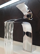 Смеситель для раковины AltroBagno Cascata 0110 Cr цвет Хром-4